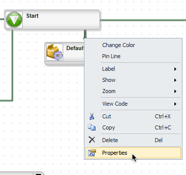 K2 Designer Visual Studio extension right mouse context menu