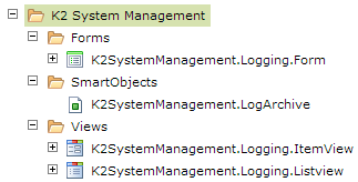 K2 Host Server Log Viewer - K2 System Management Category